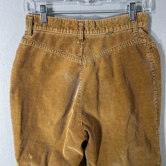 Vintage 70s Levis For MF Corduroy Distressed Brown Tab Pants Mens 12 28 x 29 - Picture 10 of 16